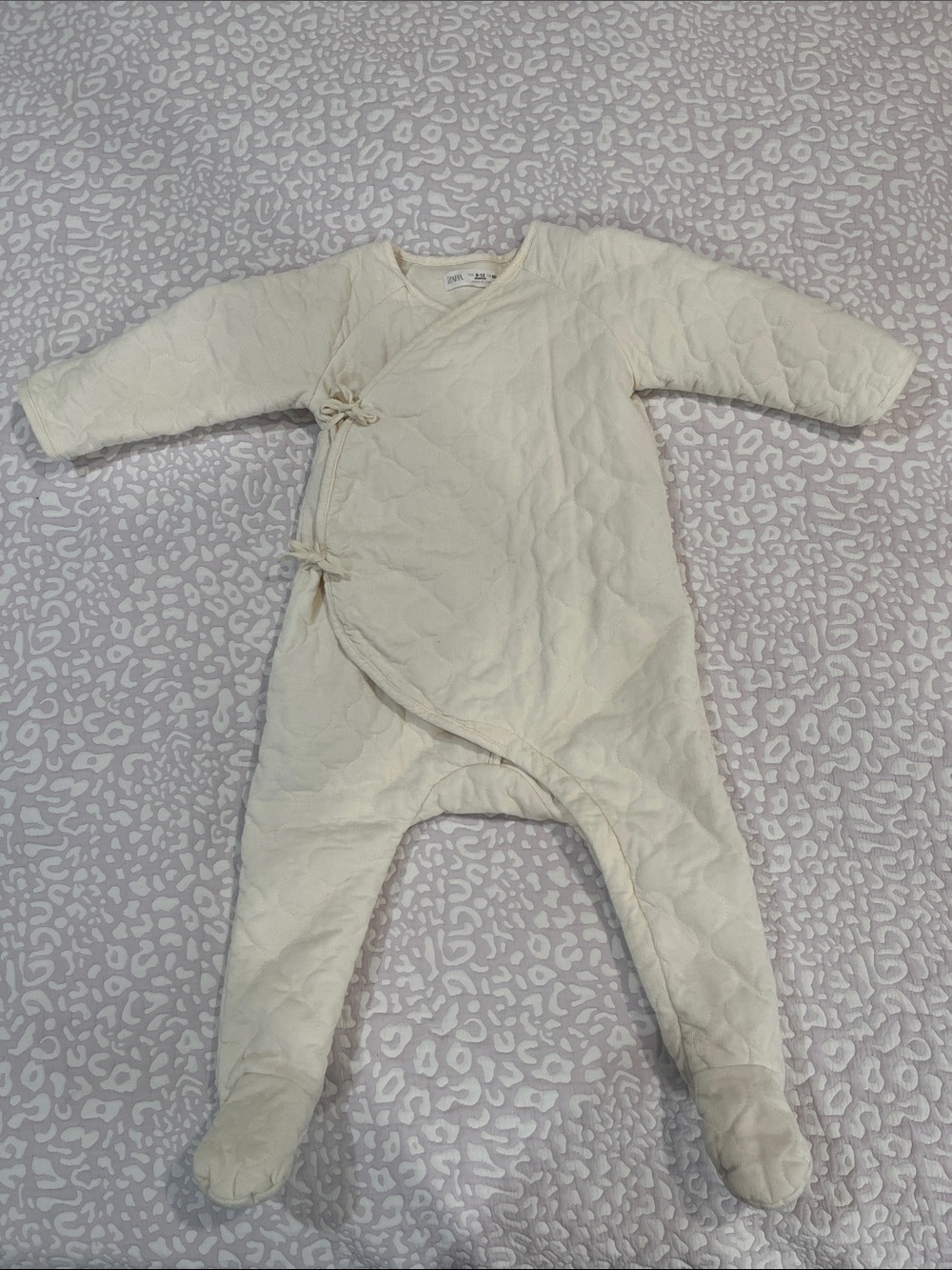 Cream Quilted One-Piece Outerwear